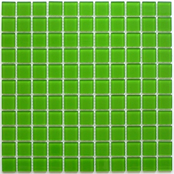 Green glass 25x25 мм