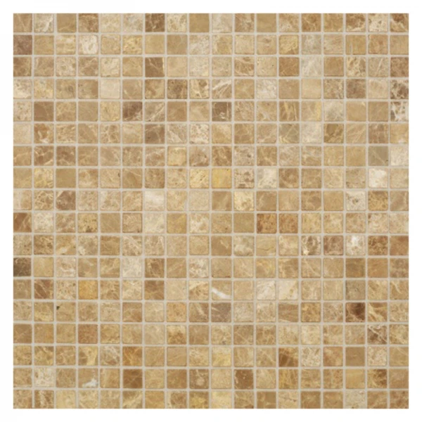Emperador Light Pol. 15х15х4 мм. мозаика