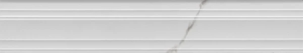 Бордюр Багет Монте Тиберио белый глянцевый