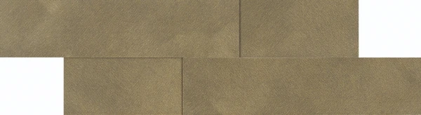 Aluminum Gold Spazzolato Mosaico Brick Декор