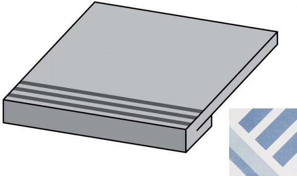 Encaustic Cross Dec Lap Gradone Rec-30 Ступени