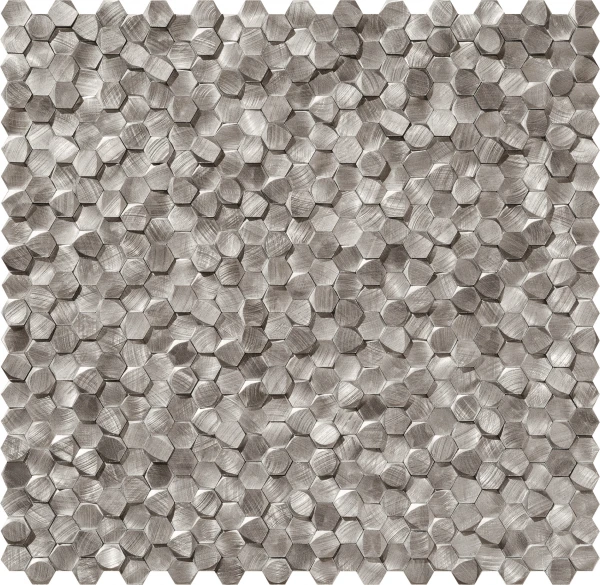 VESTIGE HEX 3D SILVER МОЗАИКА