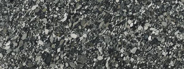 Мариначе Чёрный лаппатированный керамогранит