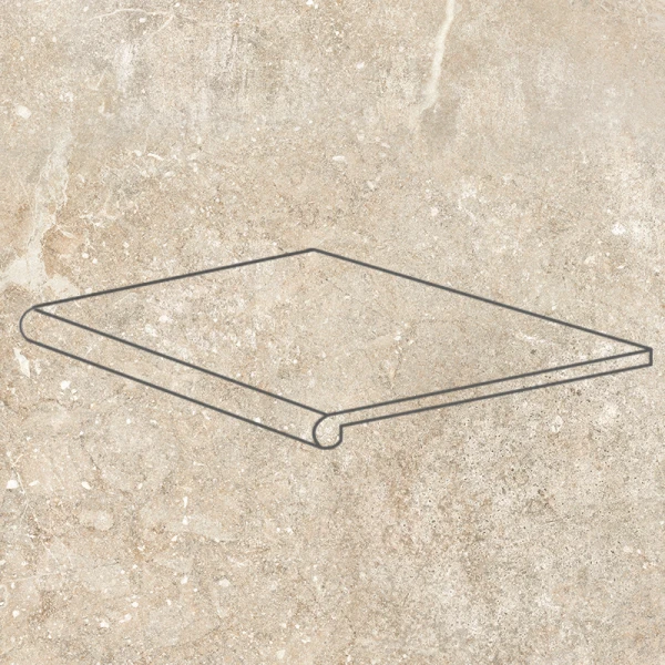 Ступень фронтальная Petra Anti-Slip Rout. Beige