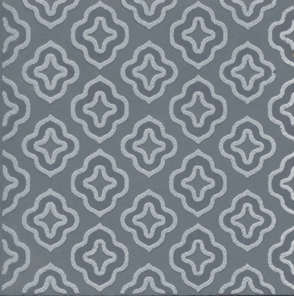 Декор Агуста 2 синий матовый