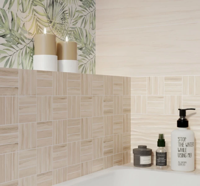 Плитка для ванной Cersanit Botanica