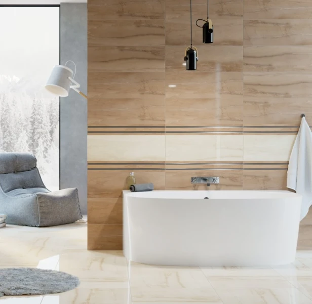 Плитка для ванной Ceramika Konskie Terra Cream