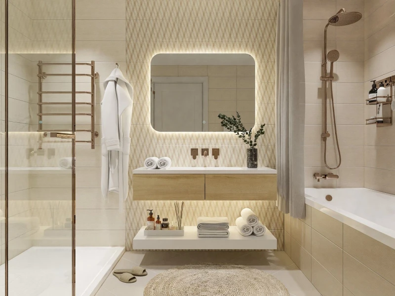 Плитка для ванной Azori Veneziano