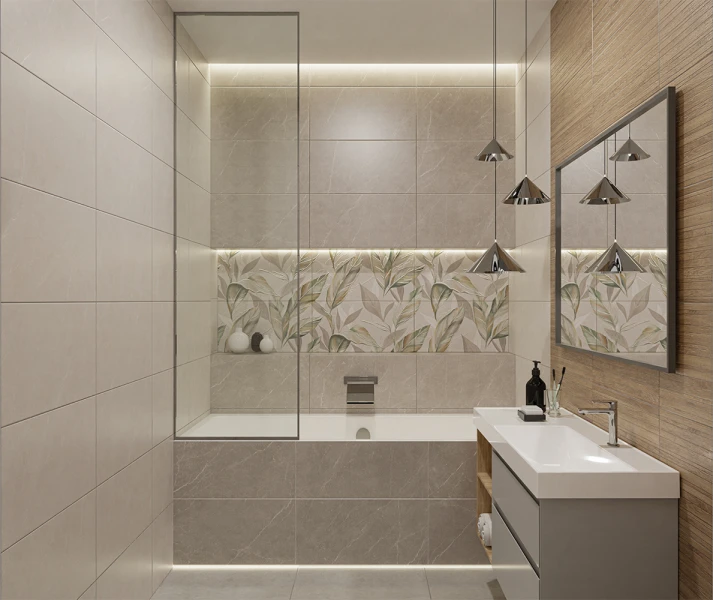 Плитка для ванной Azori Ebri