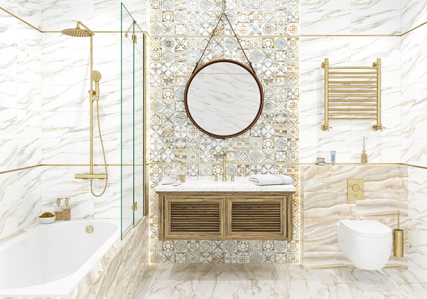 Плитка для ванной Alma Ceramica Varadero