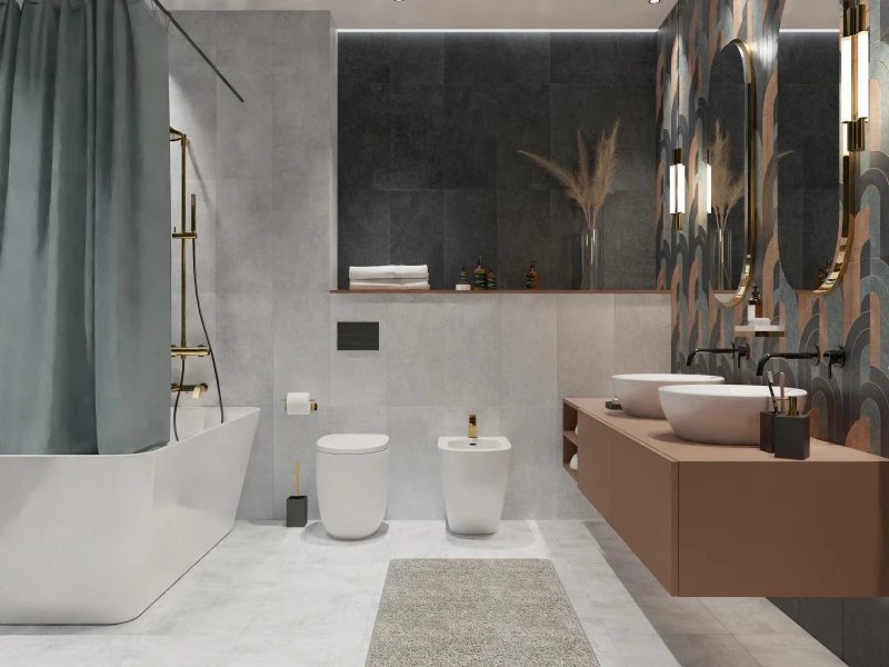 Плитка для ванной Axima Санта-Барбара