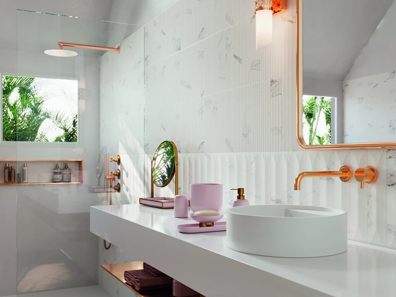 Плитка для ванной Vilar Albaro Calacata