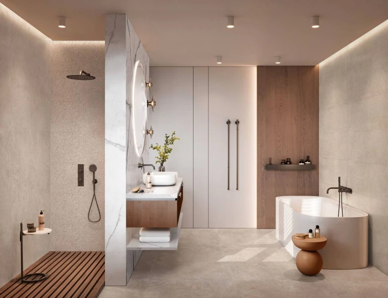 Плитка для ванной Ragno Marazzi Travertino Wall