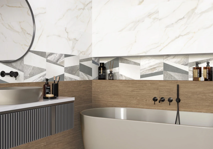 Плитка для ванной Alma Ceramica Anturin