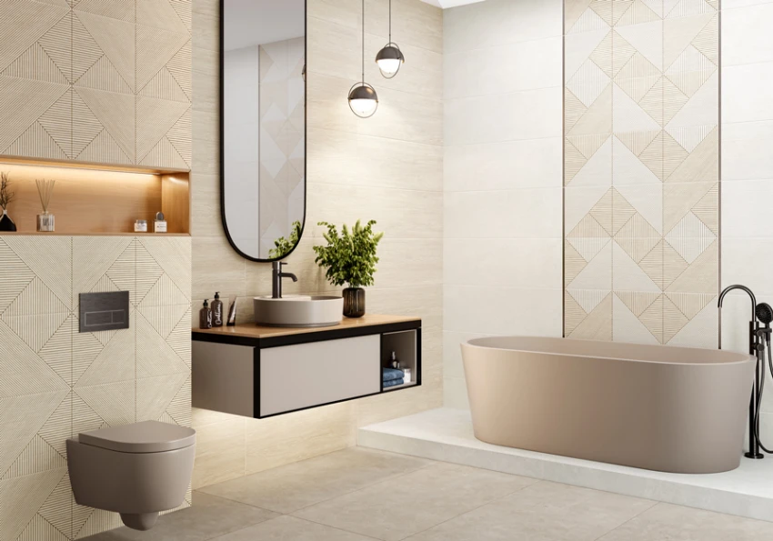 Плитка для ванной Alma Ceramica Patio