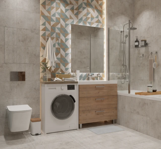 Плитка для ванной Керамин Айрон