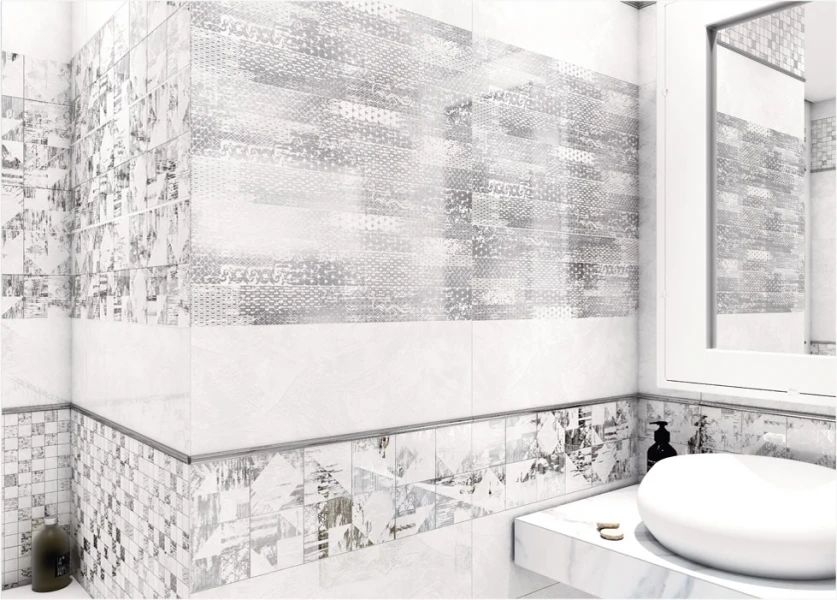 Плитка для ванной AltaCera Vesta Silver