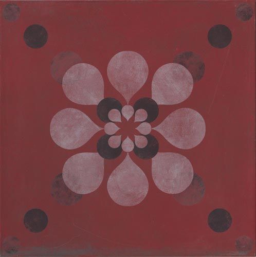 Canali Inserto Fiore Bordeaux