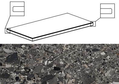 Cliff Maj.Gr.A.C.Sx Grad.Angolare Sx Bo.Costa Ret. ступень