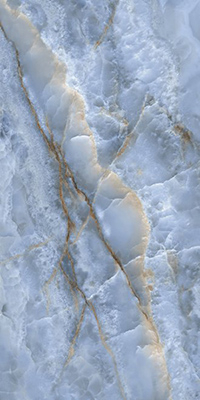 Bookmatch Onice Blue A polished керамогранит