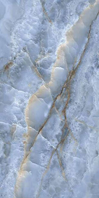 Bookmatch Onice Blue B polished керамогранит