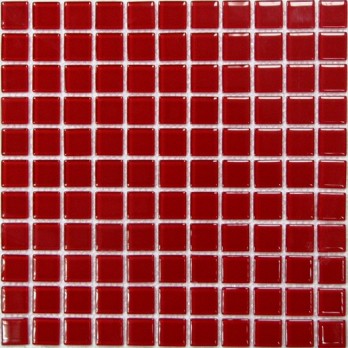 Red glass 25x25 мм