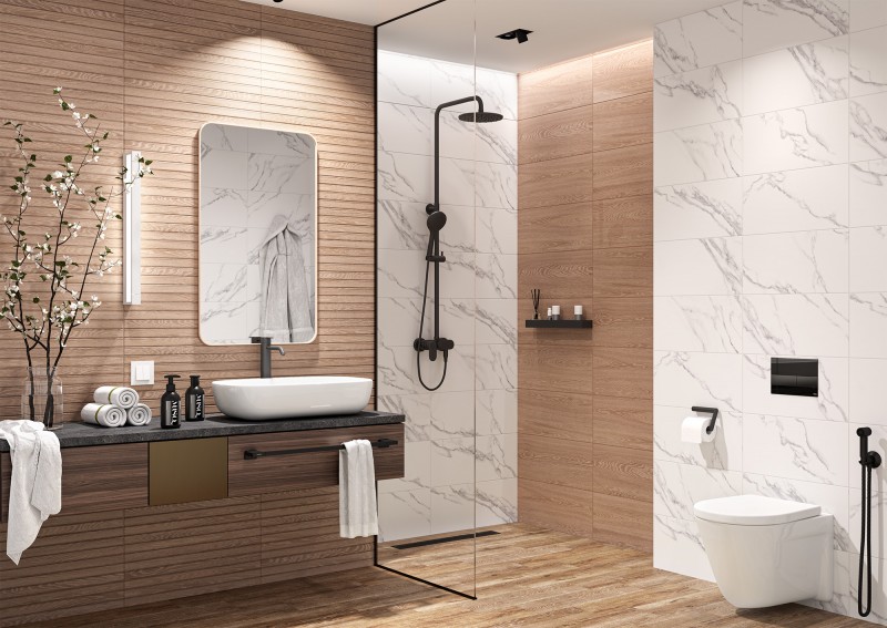 Коллекция плитки для ванной Global Tile Eco Wood