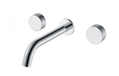 Смеситель из стены STICK SPIRALE на 3 отв. CHROME