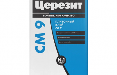 ЦЕРЕЗИТ CM9/25кг Плиточный клей для керамической плитки внутри