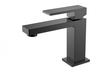 Cмеситель для умывальника Qubic Shinny GUN METAL