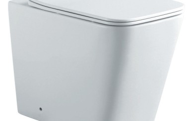 ЛИБРА New Унитаз напольный приставной безободковый 540*355*410, горизонтальный выпуск, тонкое сиденье с механизмом пл.закрывания, крепеж