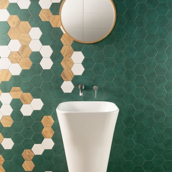 Плитка для ванной Tubadzin Burano Green